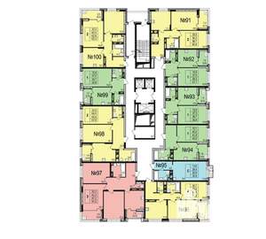 2-к квартира, строящийся дом, 63м2, 2/18 этаж