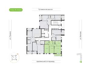 3-к квартира, вторичка, 71м2, 13/18 этаж