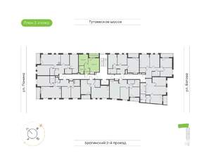 1-к квартира, вторичка, 41м2, 2/9 этаж