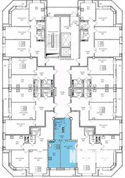 1-к квартира, вторичка, 43м2, 12/17 этаж