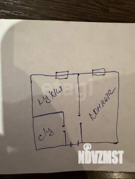 1-к квартира, вторичка, 34м2, 9/9 этаж