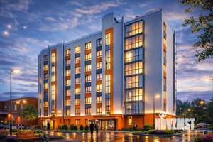 2-к квартира, строящийся дом, 57м2, 2/8 этаж