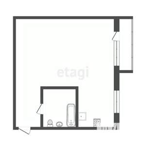 1-к квартира, вторичка, 31м2, 4/5 этаж