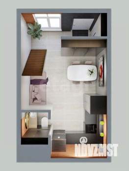 2-к квартира, вторичка, 51м2, 2/2 этаж