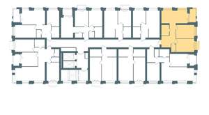 2-к квартира, вторичка, 64м2, 4/10 этаж