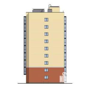 1-к квартира, строящийся дом, 39м2, 9/9 этаж