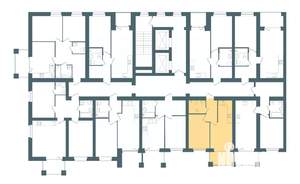 1-к квартира, вторичка, 39м2, 2/16 этаж