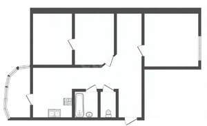 2-к квартира, вторичка, 67м2, 7/9 этаж
