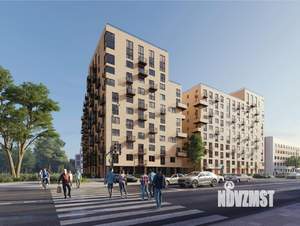 3-к квартира, строящийся дом, 70м2, 6/11 этаж