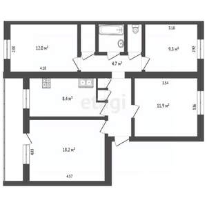 Фото квартиры на продажу (1)