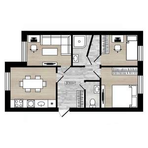 3-к квартира, вторичка, 102м2, 1/5 этаж