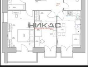 2-к квартира, вторичка, 61м2, 3/6 этаж