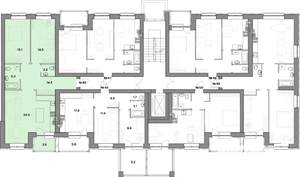 2-к квартира, строящийся дом, 86м2, 3/4 этаж