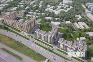 2-к квартира, строящийся дом, 65м2, 7/12 этаж