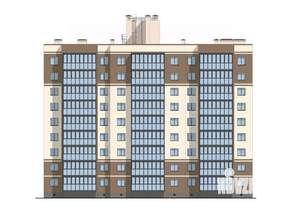 1-к квартира, строящийся дом, 43м2, 4/9 этаж