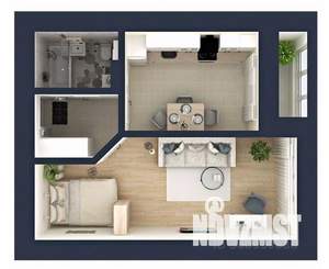 1-к квартира, сданный дом, 47м2, 10/18 этаж