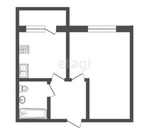 1-к квартира, вторичка, 32м2, 11/11 этаж