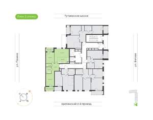 3-к квартира, вторичка, 67м2, 2/18 этаж
