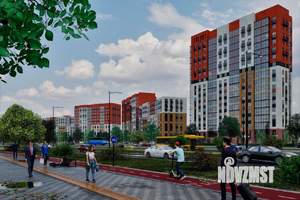 2-к квартира, строящийся дом, 52м2, 13/17 этаж