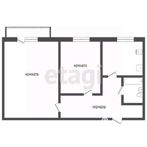 2-к квартира, вторичка, 46м2, 3/5 этаж