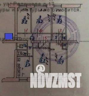 5-к квартира, вторичка, 82м2, 1/4 этаж