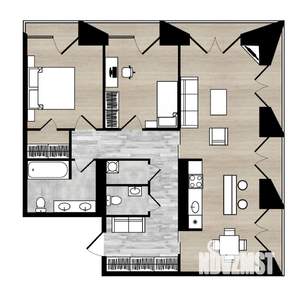 3-к квартира, вторичка, 84м2, 3/18 этаж