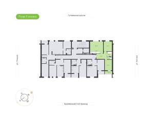 3-к квартира, вторичка, 72м2, 7/9 этаж