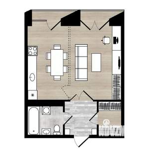 2-к квартира, вторичка, 42м2, 5/18 этаж