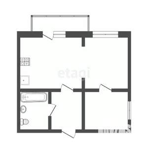 1-к квартира, вторичка, 52м2, 8/24 этаж