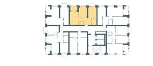 2-к квартира, строящийся дом, 54м2, 7/10 этаж