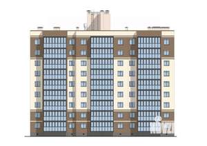 1-к квартира, строящийся дом, 40м2, 1/9 этаж