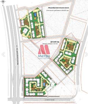2-к квартира, строящийся дом, 51м2, 9/9 этаж