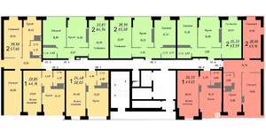 1-к квартира, вторичка, 52м2, 14/24 этаж