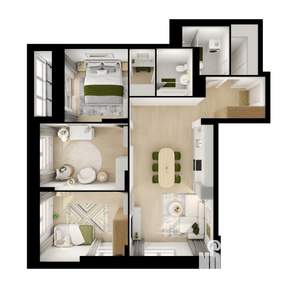 3-к квартира, вторичка, 94м2, 5/17 этаж