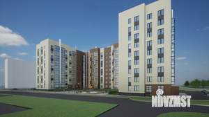 1-к квартира, строящийся дом, 37м2, 5/9 этаж