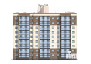 1-к квартира, строящийся дом, 40м2, 4/9 этаж