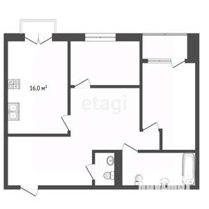 3-к квартира, вторичка, 70м2, 6/11 этаж