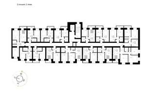 1-к квартира, вторичка, 33м2, 2/12 этаж