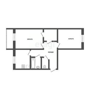 2-к квартира, вторичка, 47м2, 5/5 этаж