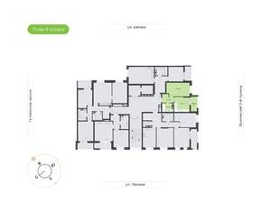 1-к квартира, вторичка, 36м2, 9/9 этаж