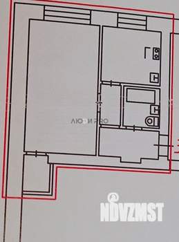 1-к квартира, вторичка, 33м2, 1/4 этаж