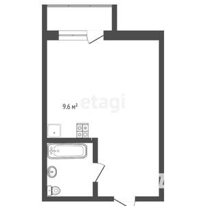Студия квартира, вторичка, 30м2, 7/18 этаж