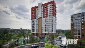 1-к квартира, строящийся дом, 34м2, 13/17 этаж