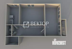 1-к квартира, вторичка, 31м2, 5/5 этаж