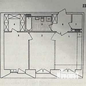 2-к квартира, вторичка, 68м2, 2/19 этаж