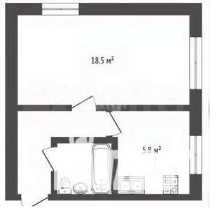 Студия квартира, вторичка, 22м2, 1/9 этаж