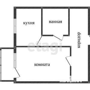 1-к квартира, вторичка, 34м2, 5/5 этаж