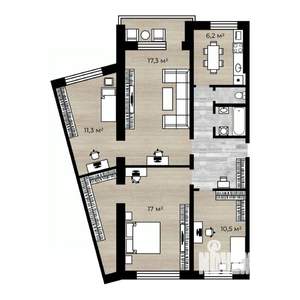 4-к квартира, вторичка, 81м2, 3/5 этаж