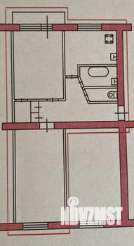 2-к квартира, вторичка, 47м2, 4/5 этаж