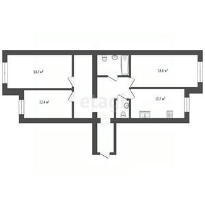 3-к квартира, вторичка, 95м2, 14/15 этаж